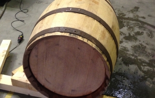 The First Oak Barrel produced with our equipment!
